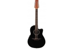 APPLAUSE AB2412-5 BALLADEER MID CUTAWAY BLACK 12-СТРУННАЯ ЭЛЕКТРОАКУСТИЧЕСКАЯ ГИТАРА