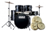 PEACE DP-101BK-22 BLACK УДАРНАЯ УСТАНОВКА + КОМПЛЕКТ ТАРЕЛОК BRASS-141620