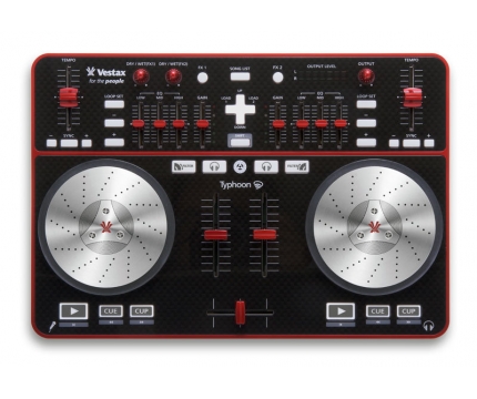 VESTAX TYPHOON USB MIDI КОНТРОЛЛЕР ДЛЯ DJ